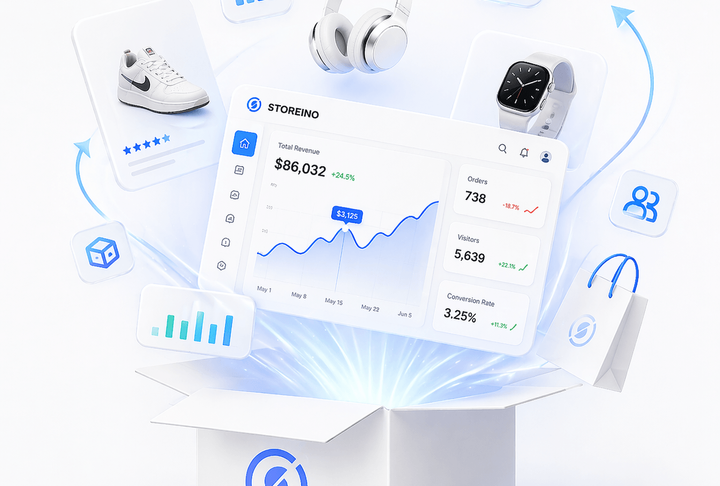 Storeino dashboard